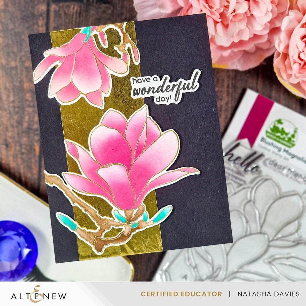 Altenew Build-A-Garden Bundle Build-A-Garden: Blushing Magnolias & Add-on Die Bundle