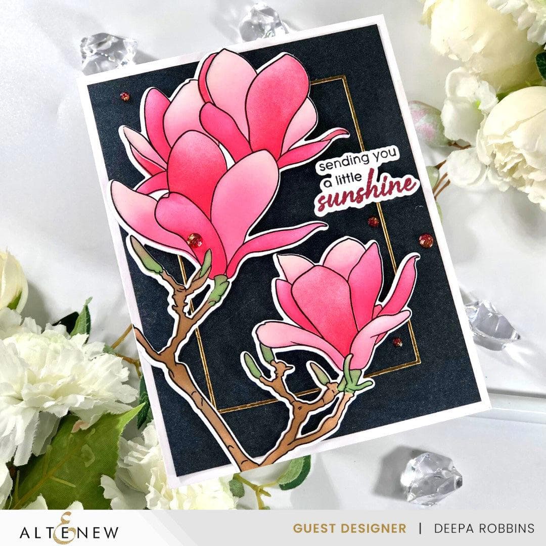 Altenew Build-A-Garden Bundle Build-A-Garden: Blushing Magnolias & Add-on Die Bundle