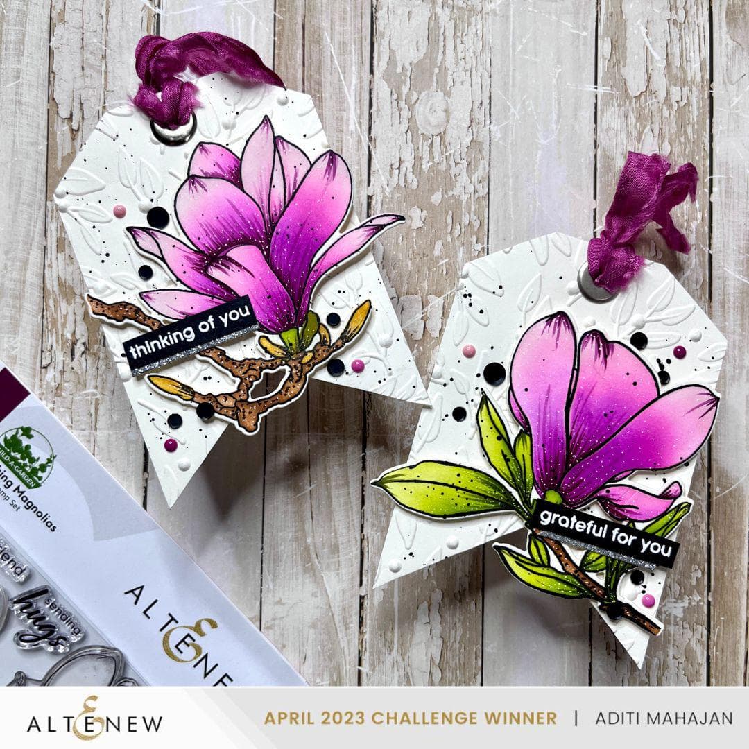 Altenew Build-A-Garden Bundle Build-A-Garden: Blushing Magnolias & Add-on Die Bundle