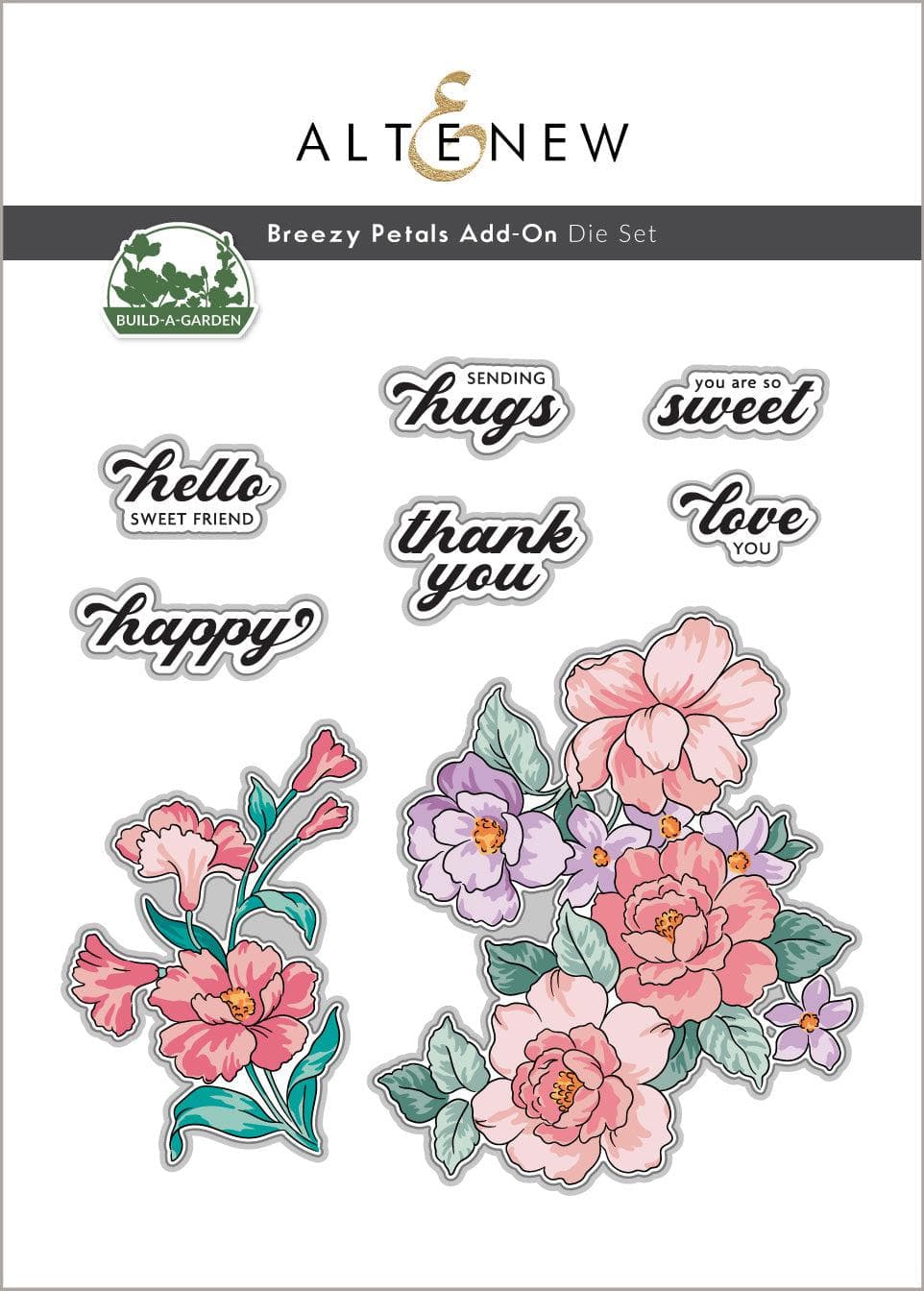 Build-A-Garden: Breezy Petals and Add-on Die Bundle