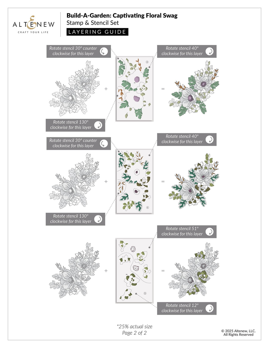 Build-A-Garden: Captivating Floral Swag & Add-on Die Bundle