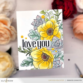 Build-A-Garden: Captivating Floral Swag & Add-on Die Bundle