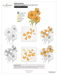 Altenew Build-A-Garden Bundle Build-A-Garden: Cheerful Coreopses & Add-on Die Bundle