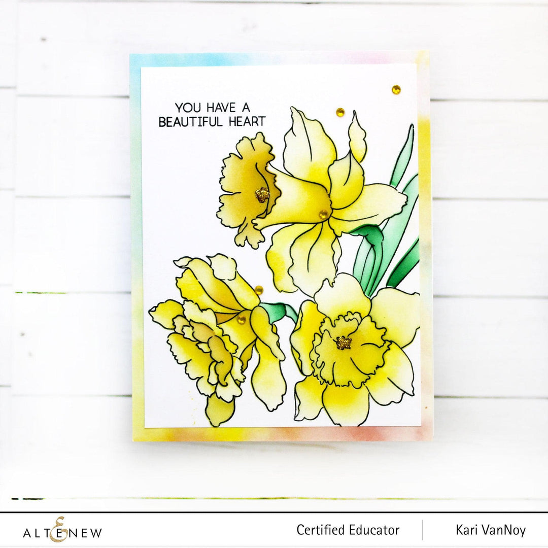 Altenew Build-A-Garden Bundle Build-A-Garden: Daffodil Delight & Add-on Die Bundle