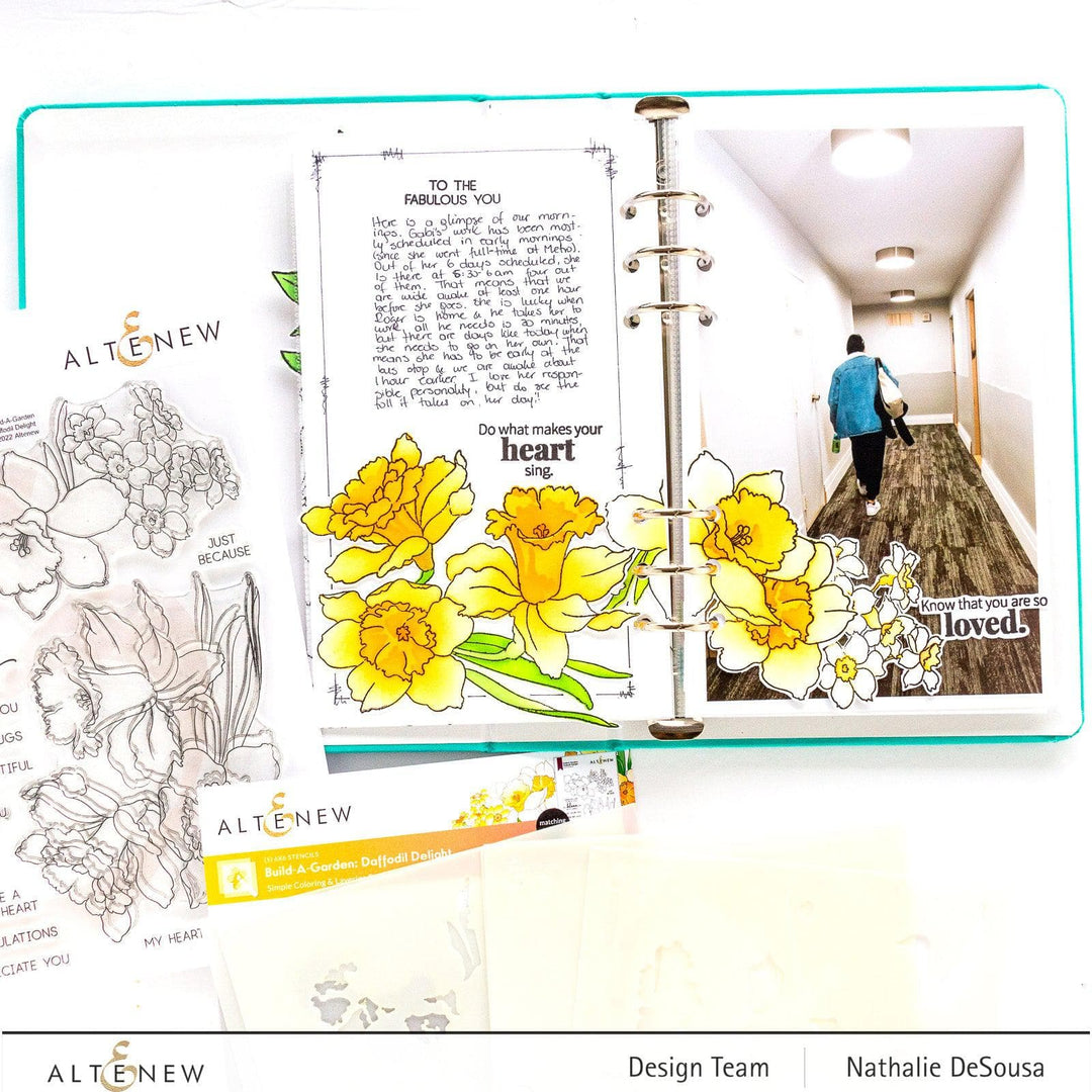 Altenew Build-A-Garden Bundle Build-A-Garden: Daffodil Delight & Add-on Die Bundle