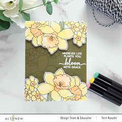 Altenew Build-A-Garden Bundle Build-A-Garden: Daffodil Delight & Add-on Die Bundle