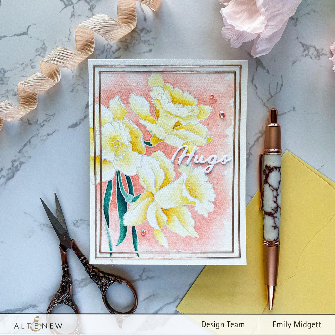 Altenew Build-A-Garden Bundle Build-A-Garden: Daffodil Delight & Add-on Die Bundle