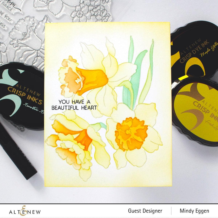 Altenew Build-A-Garden Bundle Build-A-Garden: Daffodil Delight & Add-on Die Bundle