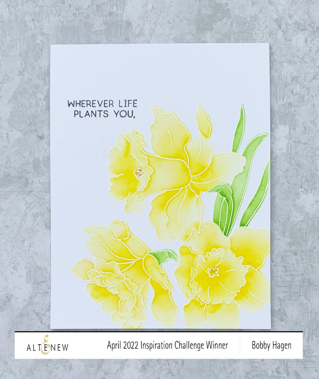 Altenew Build-A-Garden Bundle Build-A-Garden: Daffodil Delight & Add-on Die Bundle