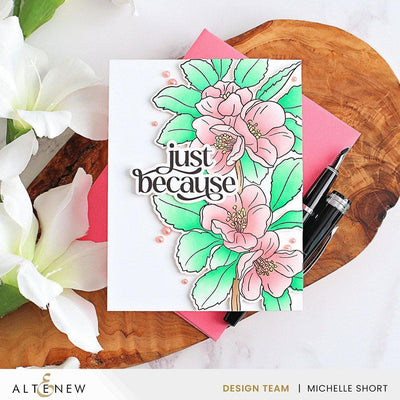 Build-A-Garden: Flowering Quince & Add-on Die Bundle