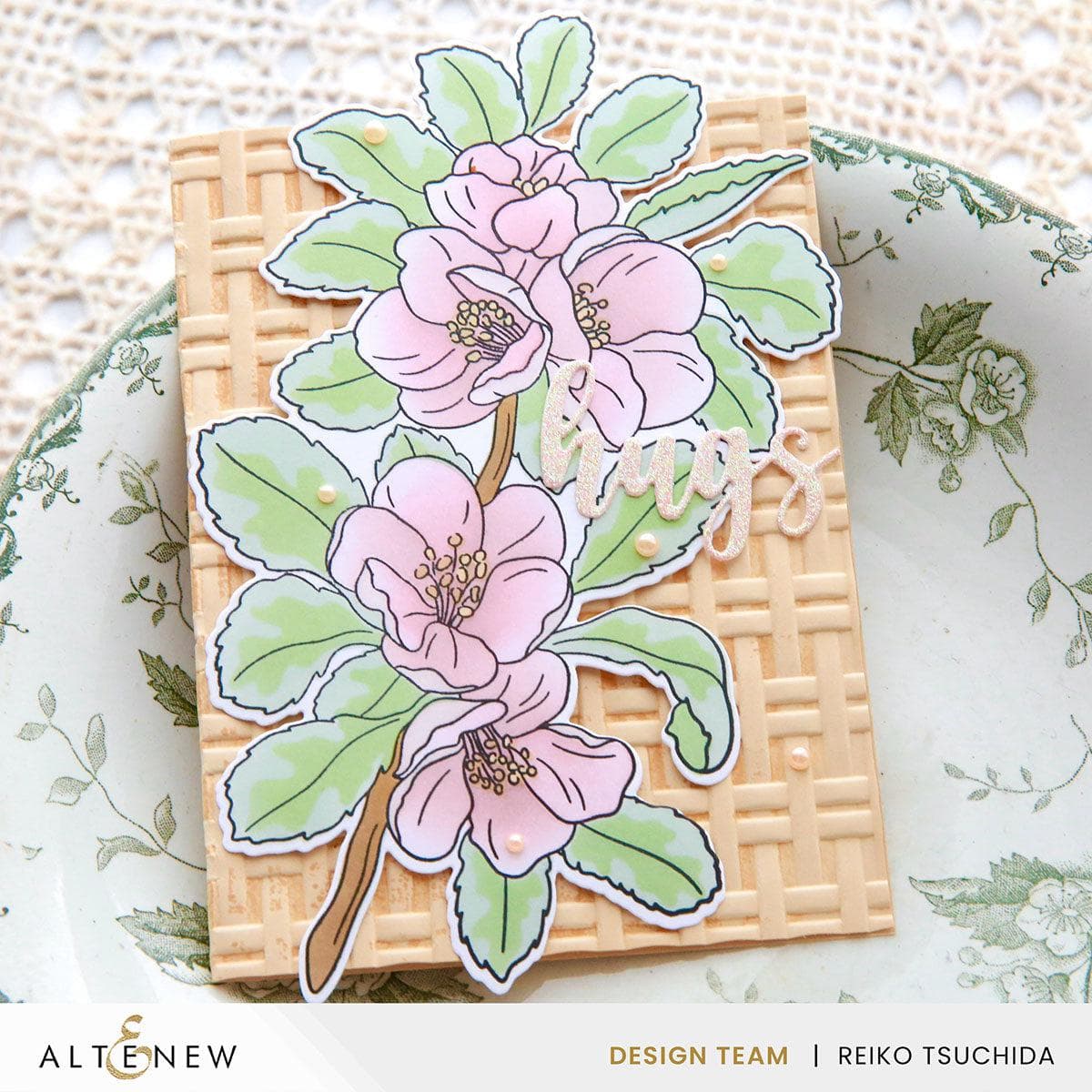 Build-A-Garden: Flowering Quince & Add-on Die Bundle