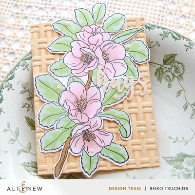 Build-A-Garden: Flowering Quince & Add-on Die Bundle