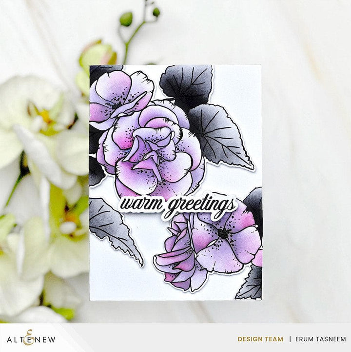 Altenew Build-A-Garden Bundle Build-A-Garden: Frilly Begonia & Add-on Die Bundle