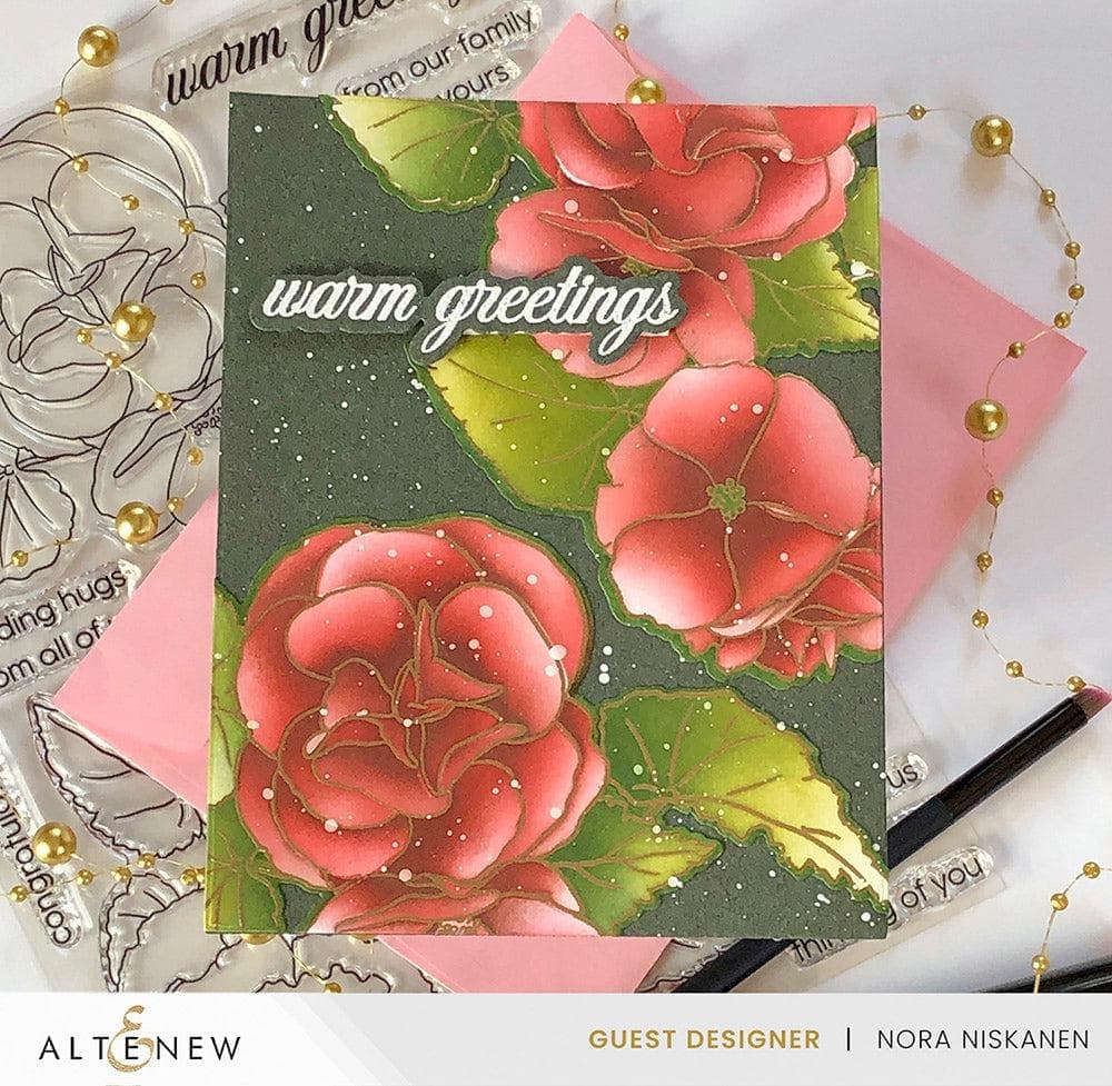 Altenew Build-A-Garden Bundle Build-A-Garden: Frilly Begonia & Add-on Die Bundle