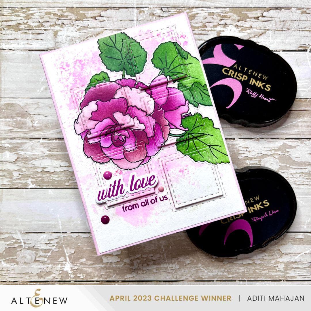 Altenew Build-A-Garden Bundle Build-A-Garden: Frilly Begonia & Add-on Die Bundle