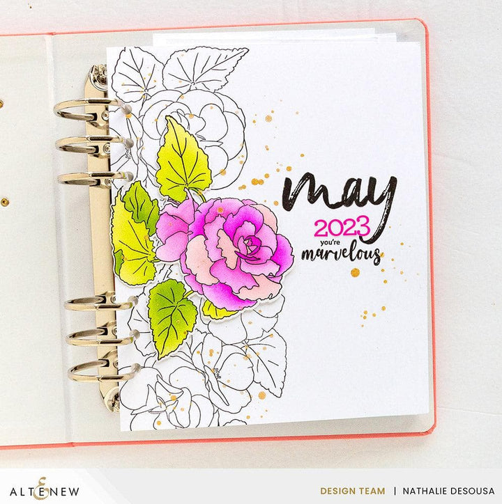 Altenew Build-A-Garden Bundle Build-A-Garden: Frilly Begonia & Add-on Die Bundle