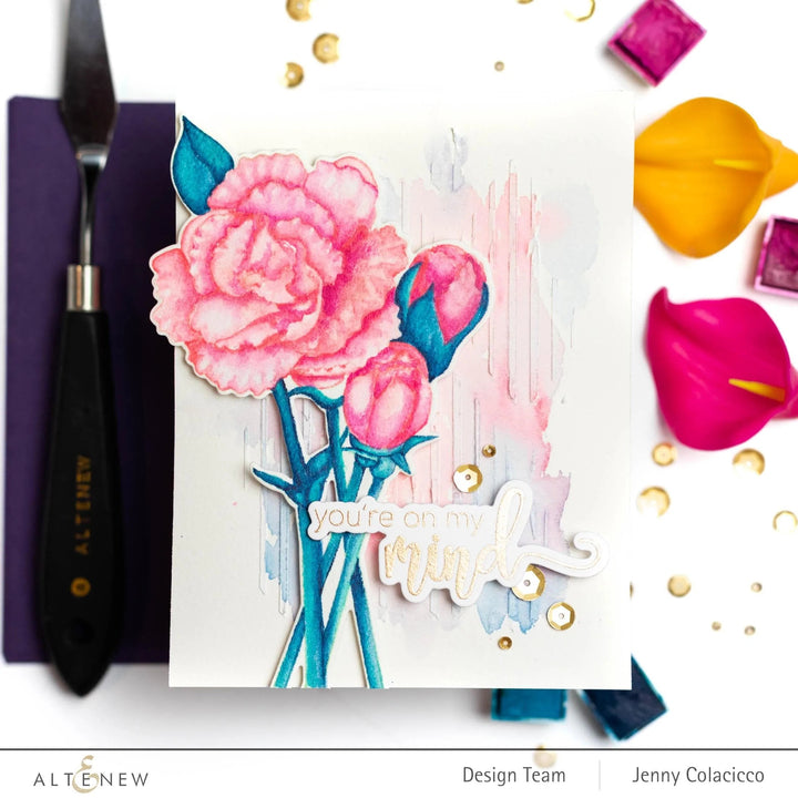 Altenew Build-A-Garden Bundle Build-A-Garden: Grand Carnations & Add-On Die Bundle