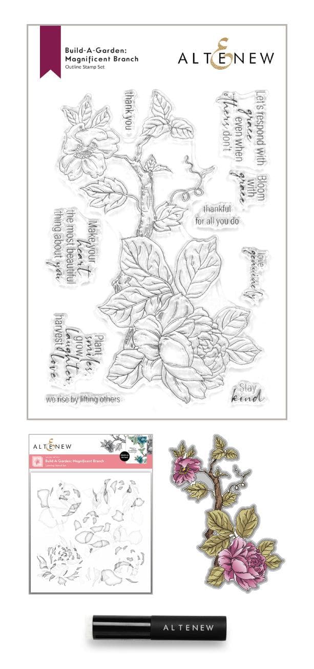 Altenew Build-A-Garden Bundle Build-A-Garden: Magnificent Branch & Add-on Die Bundle