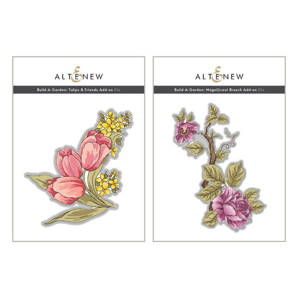 Altenew Build-A-Garden Bundle Build-A-Garden: Magnificent Branch & Tulips & Friends Add-on Die Bundle