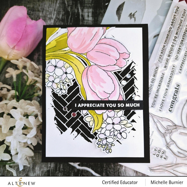 Altenew Build-A-Garden Bundle Build-A-Garden: Magnificent Branch & Tulips & Friends Add-on Die Bundle