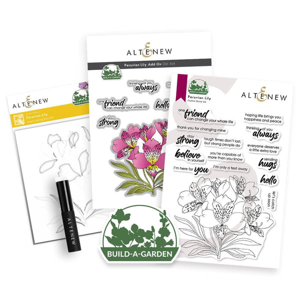 Build-A-Garden: Peruvian Lily & Add-On Die Bundle | Altenew