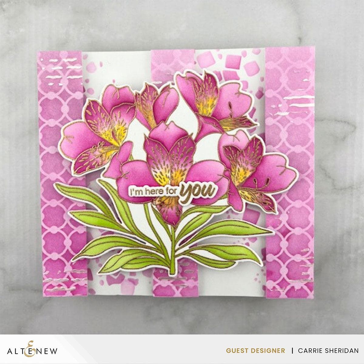 Build-A-Garden: Peruvian Lily & Add-On Die Bundle | Altenew