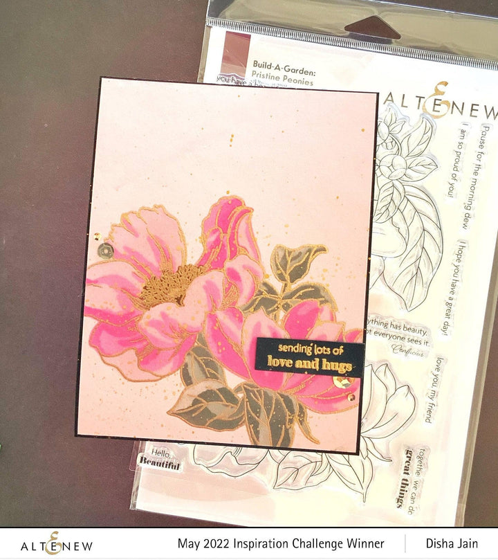 Altenew Build-A-Garden Bundle Build-A-Garden: Pristine Peonies & Add-On Die Bundle