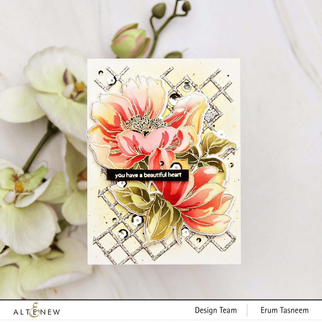 Altenew Build-A-Garden Bundle Build-A-Garden: Pristine Peonies & Add-On Die Bundle