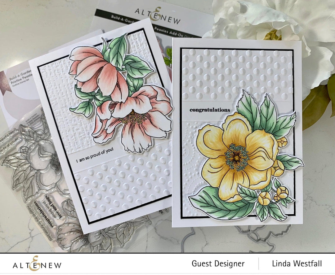 Altenew Build-A-Garden Bundle Build-A-Garden: Pristine Peonies & Add-On Die Bundle