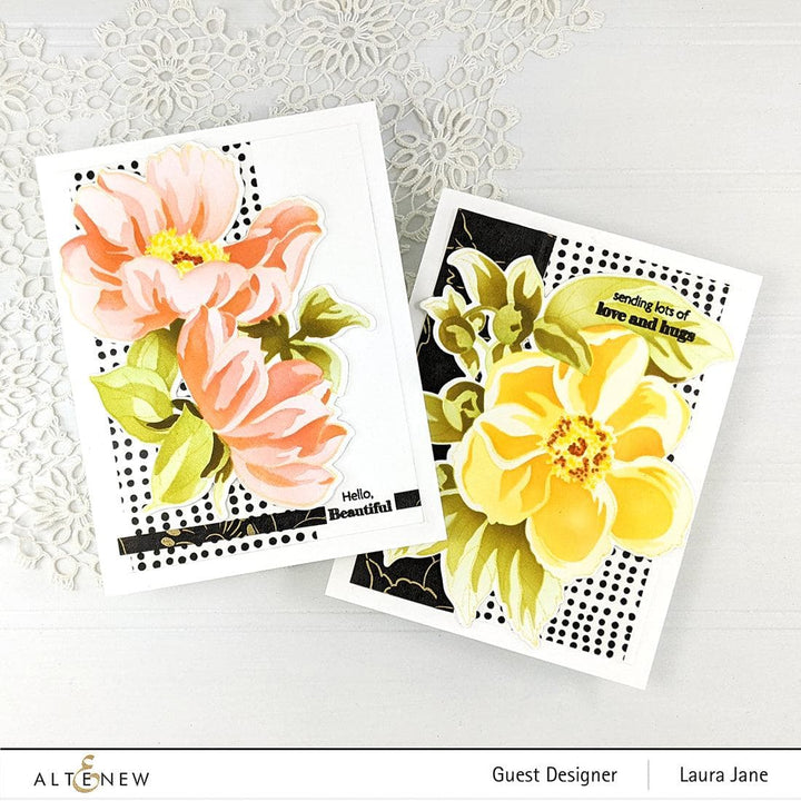 Altenew Build-A-Garden Bundle Build-A-Garden: Pristine Peonies & Add-On Die Bundle