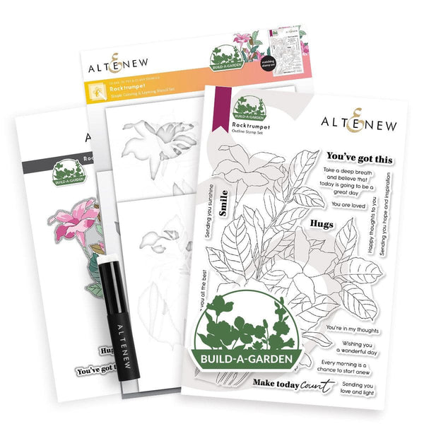 Altenew Build-A-Garden Bundle Build-A-Garden: Rocktrumpet & Add-on Die Bundle