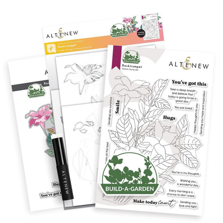 Altenew Build-A-Garden Bundle Build-A-Garden: Rocktrumpet & Add-on Die Bundle