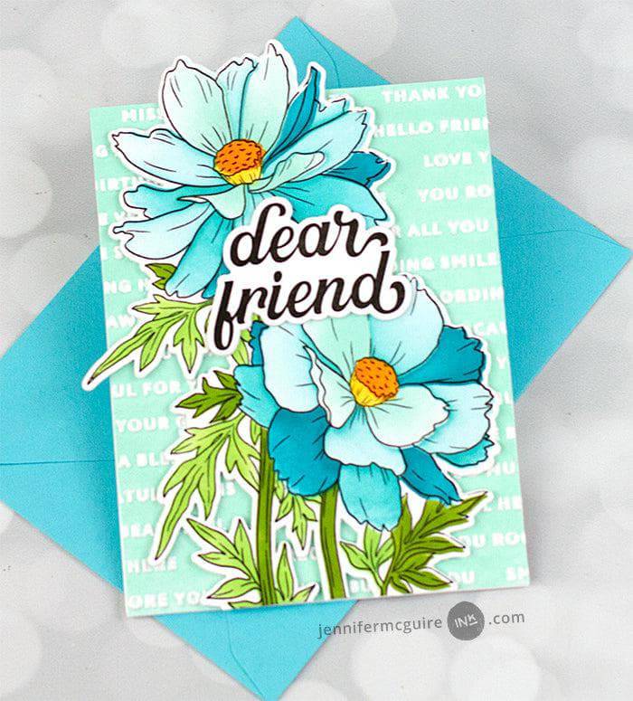 Build-A-Garden: Sulfur Cosmos & Add-on Die Bundle | Altenew