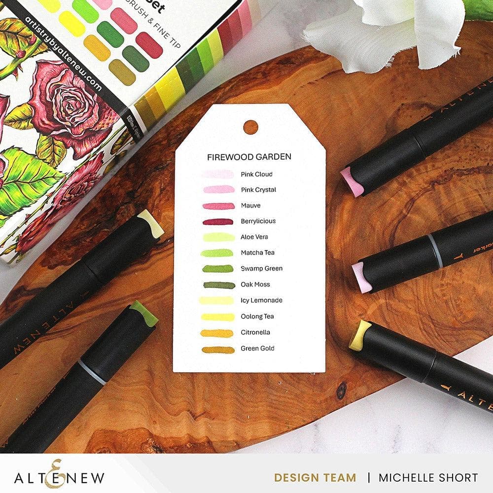 Build-A-Garden: Sulfur Cosmos & Artist Alcohol Markers Set Bundle