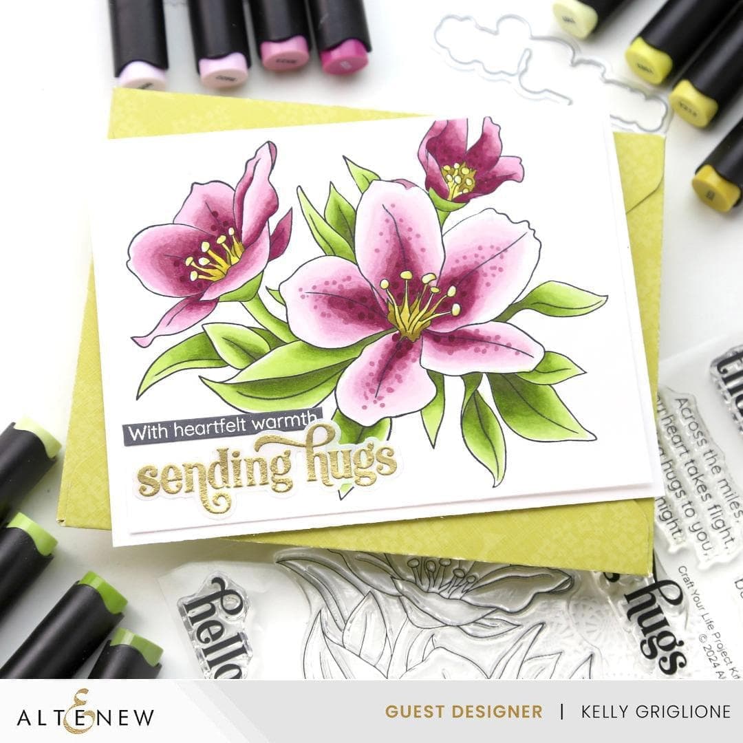 Build-A-Garden: Sulfur Cosmos & Artist Alcohol Markers Set Bundle