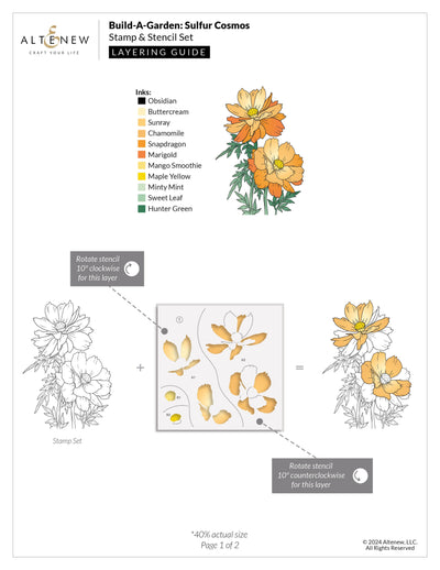 Build-A-Garden: Sulfur Cosmos & Artist Alcohol Markers Set Bundle