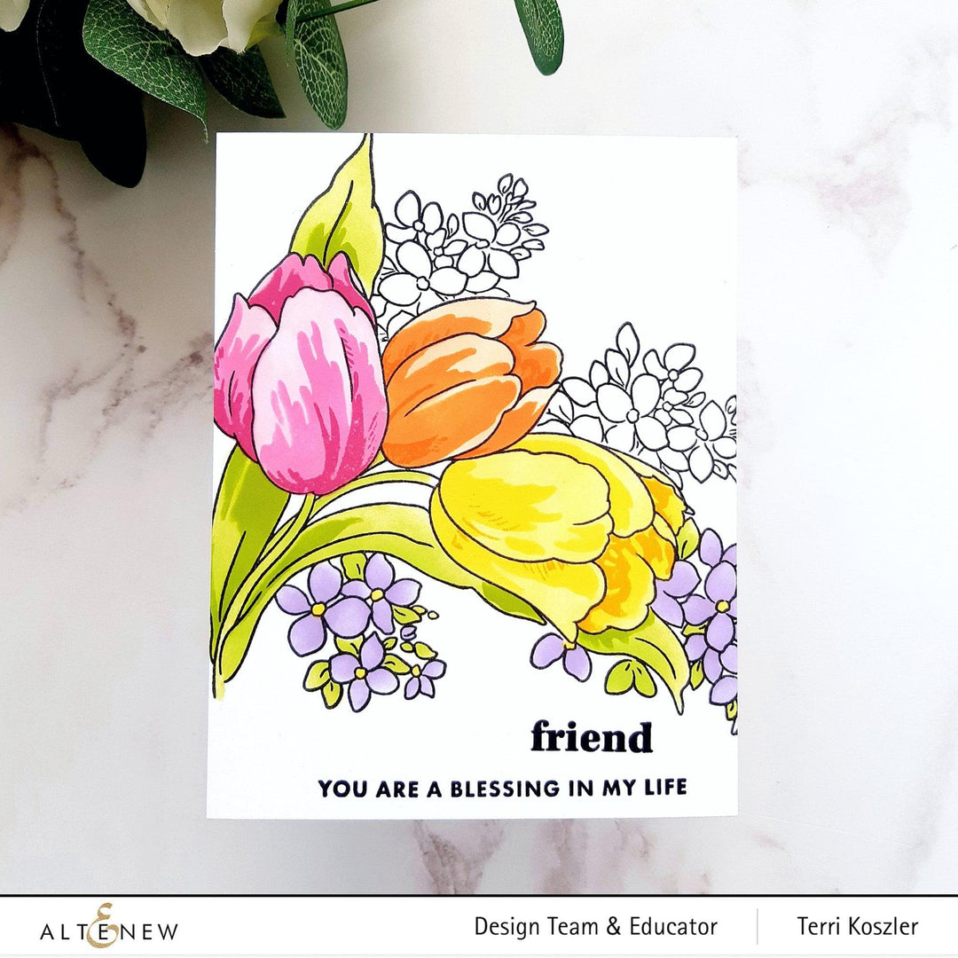 Altenew Build-A-Garden Bundle Build-A-Garden: Tulips & Friends & Add-on Die Bundle