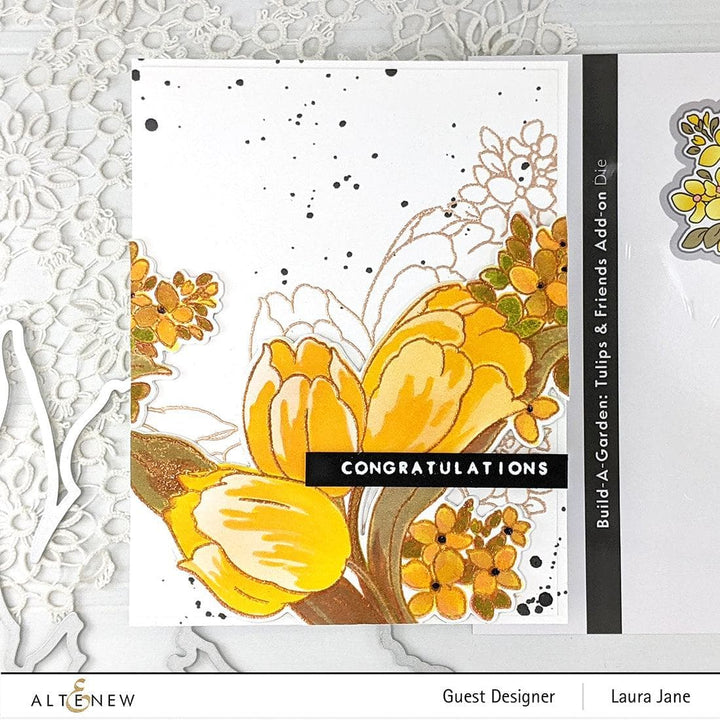 Altenew Build-A-Garden Bundle Build-A-Garden: Tulips & Friends & Add-on Die Bundle