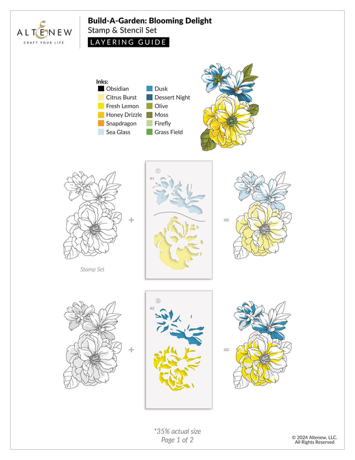 Altenew Build-A-Garden: Blooming Delight