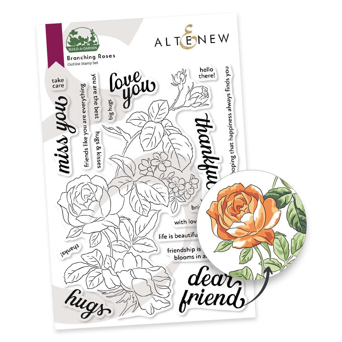 Build-A-Garden: Branching Roses | Altenew