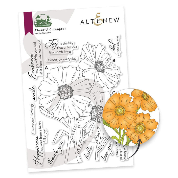 Altenew Build-A-Garden Set Build-A-Garden: Cheerful Coreopses