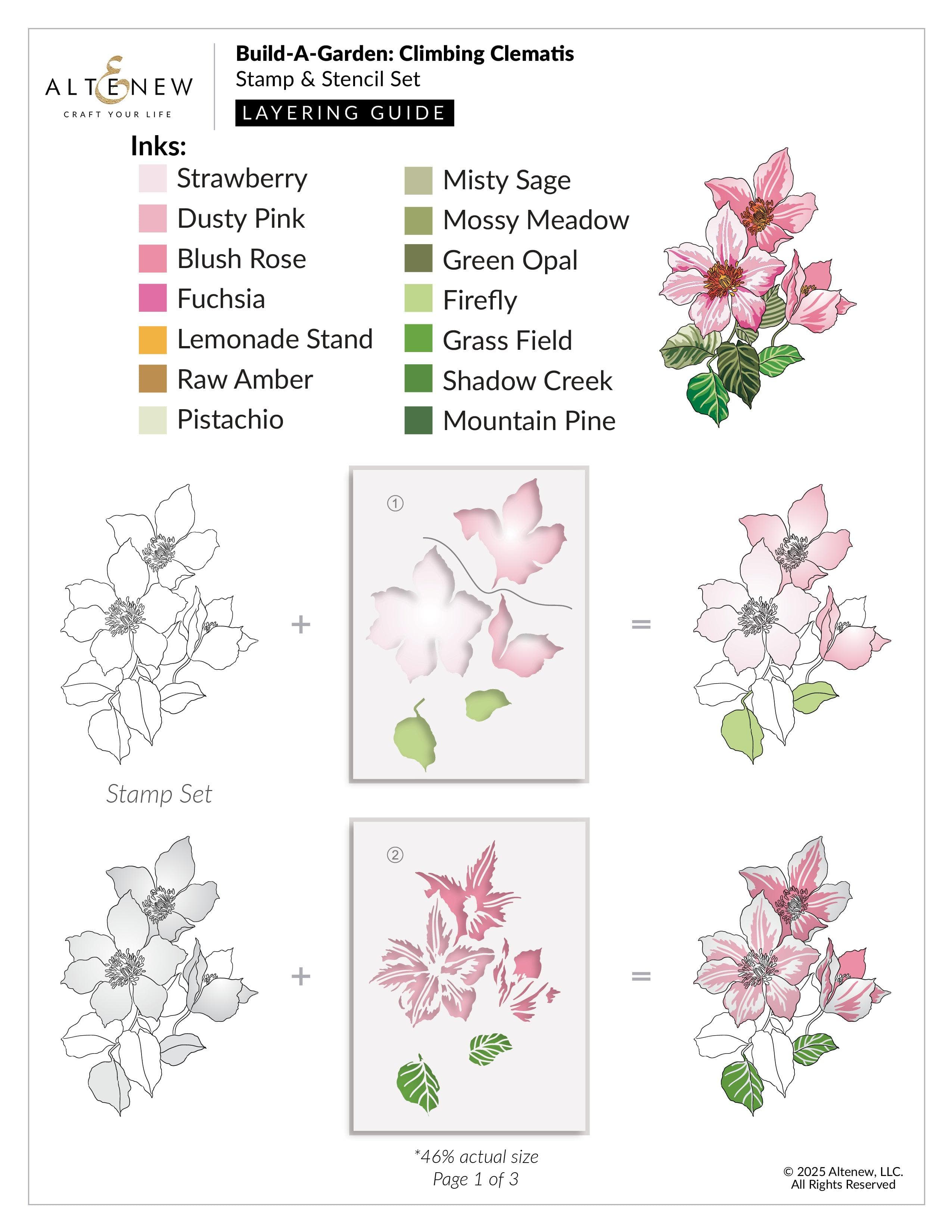 Build-A-Garden: Climbing Clematis | Altenew