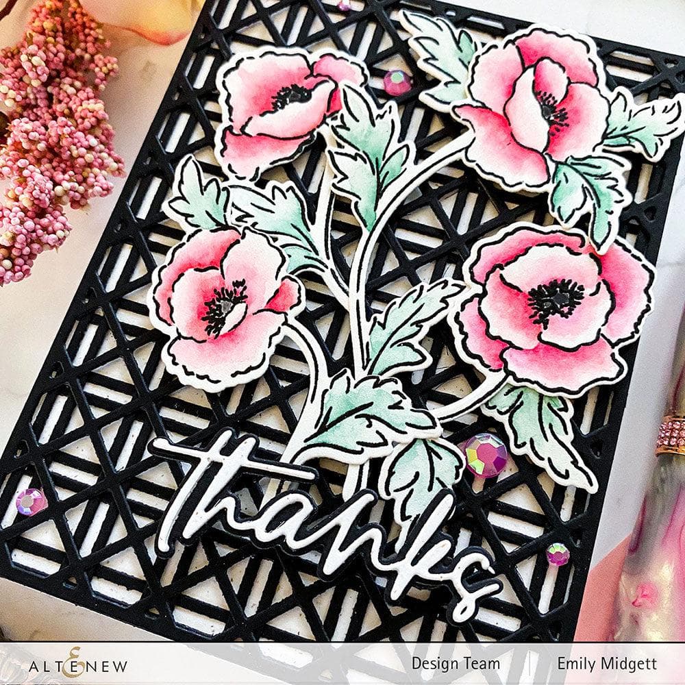 Altenew Build-A-Garden Set Build-A-Garden: Dancing Poppies