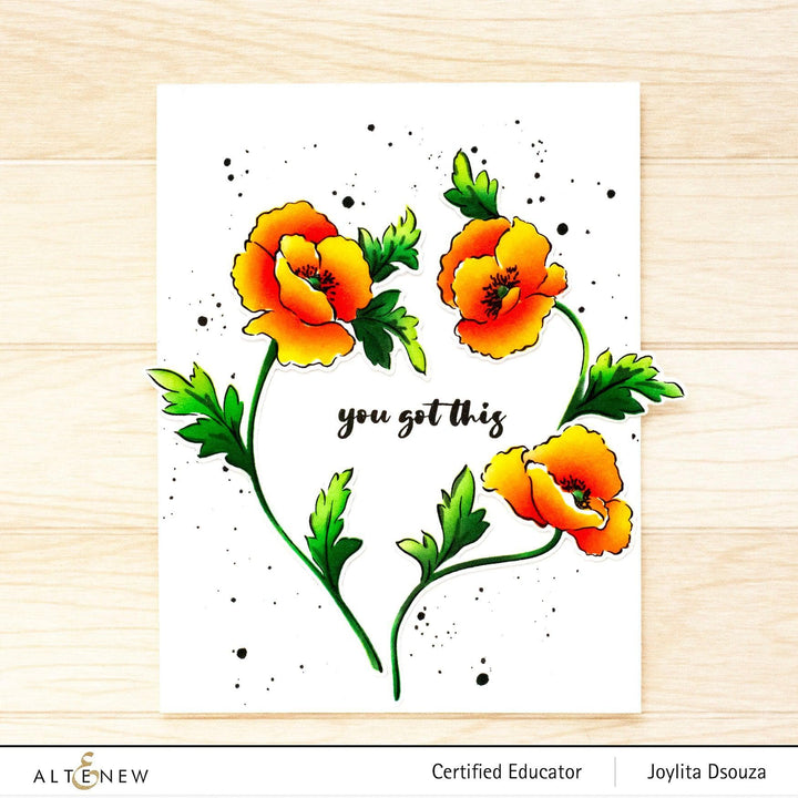 Altenew Build-A-Garden Set Build-A-Garden: Dancing Poppies