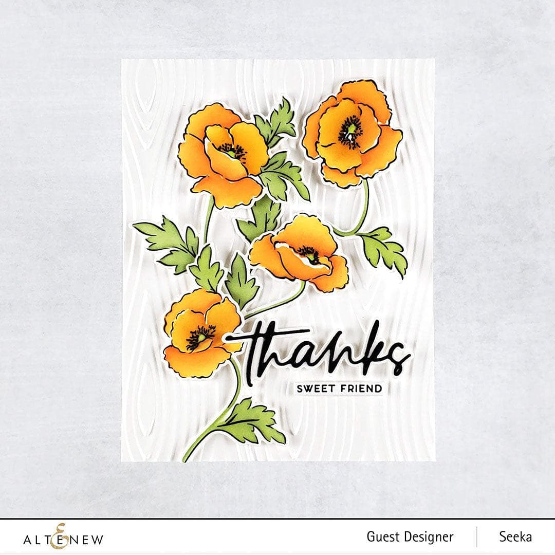 Altenew Build-A-Garden Set Build-A-Garden: Dancing Poppies