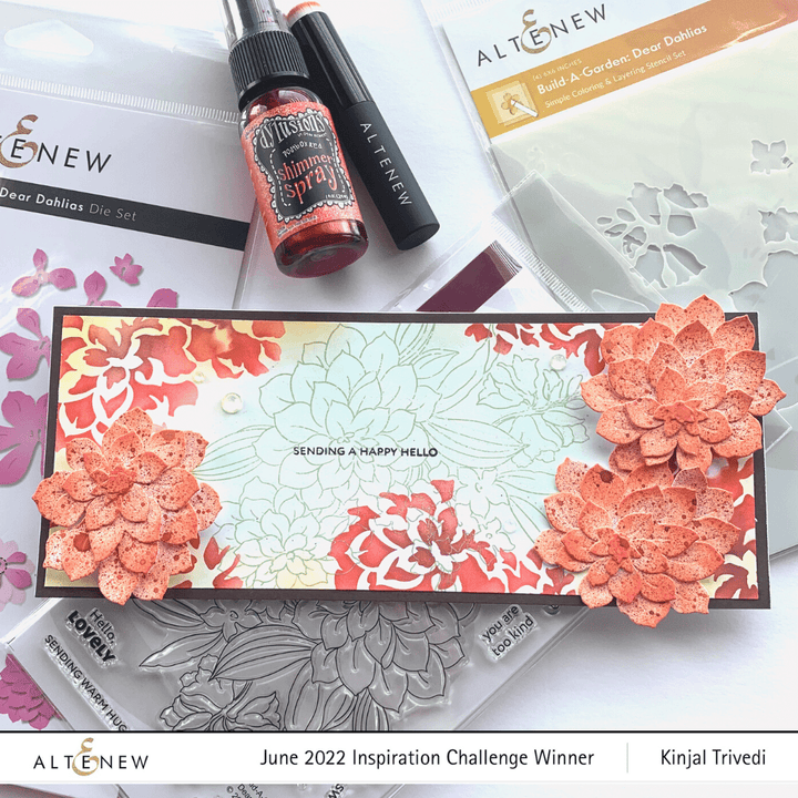 Altenew Build-A-Garden Set Build-A-Garden: Dear Dahlias