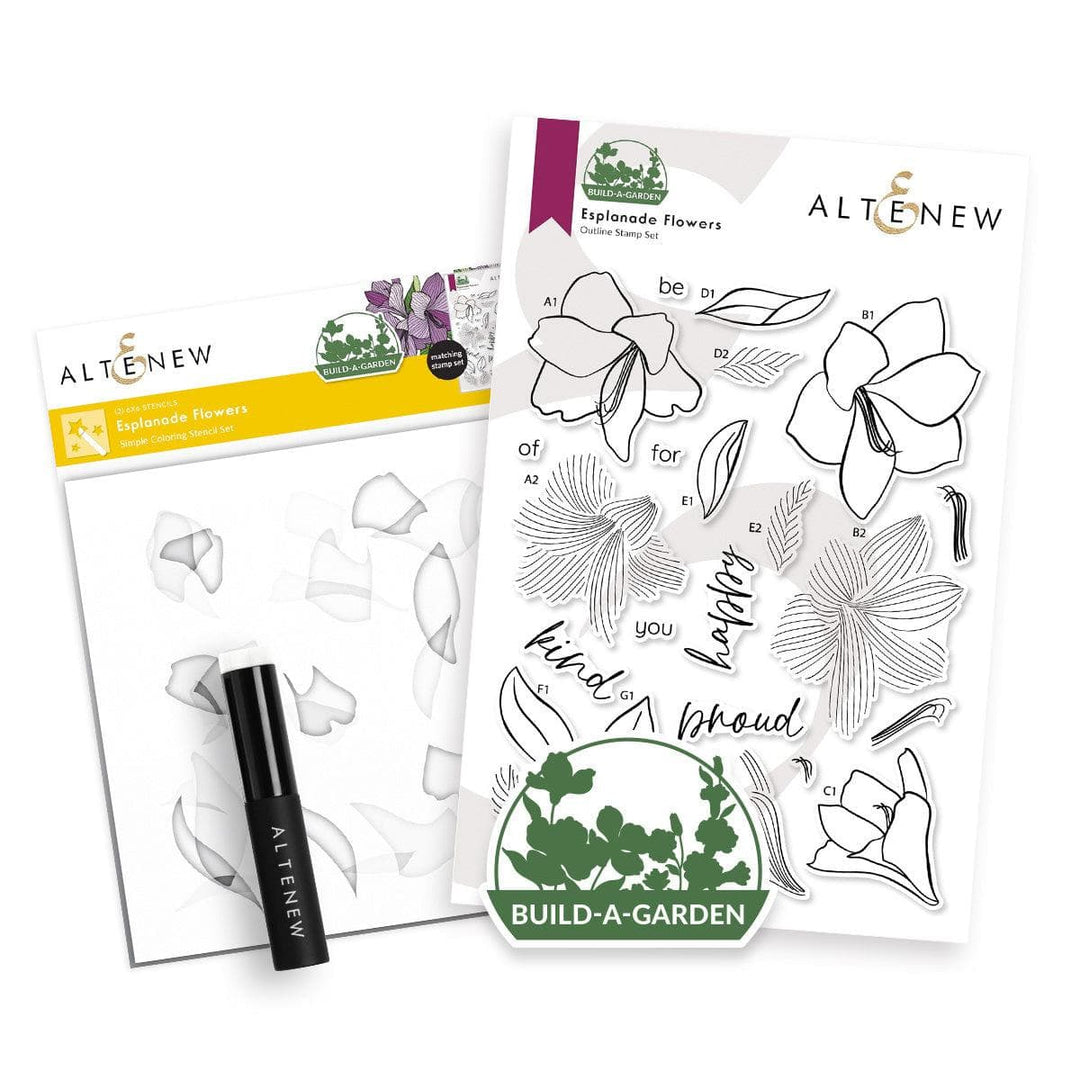 Altenew Build-A-Garden Set Build A Garden Esplanade Flowers