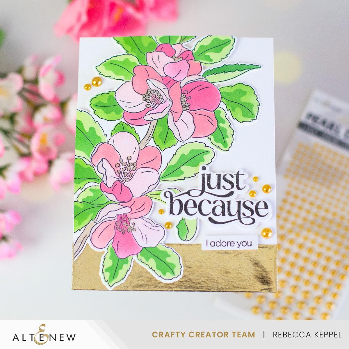 Build-A-Garden: Flowering Quince | Altenew