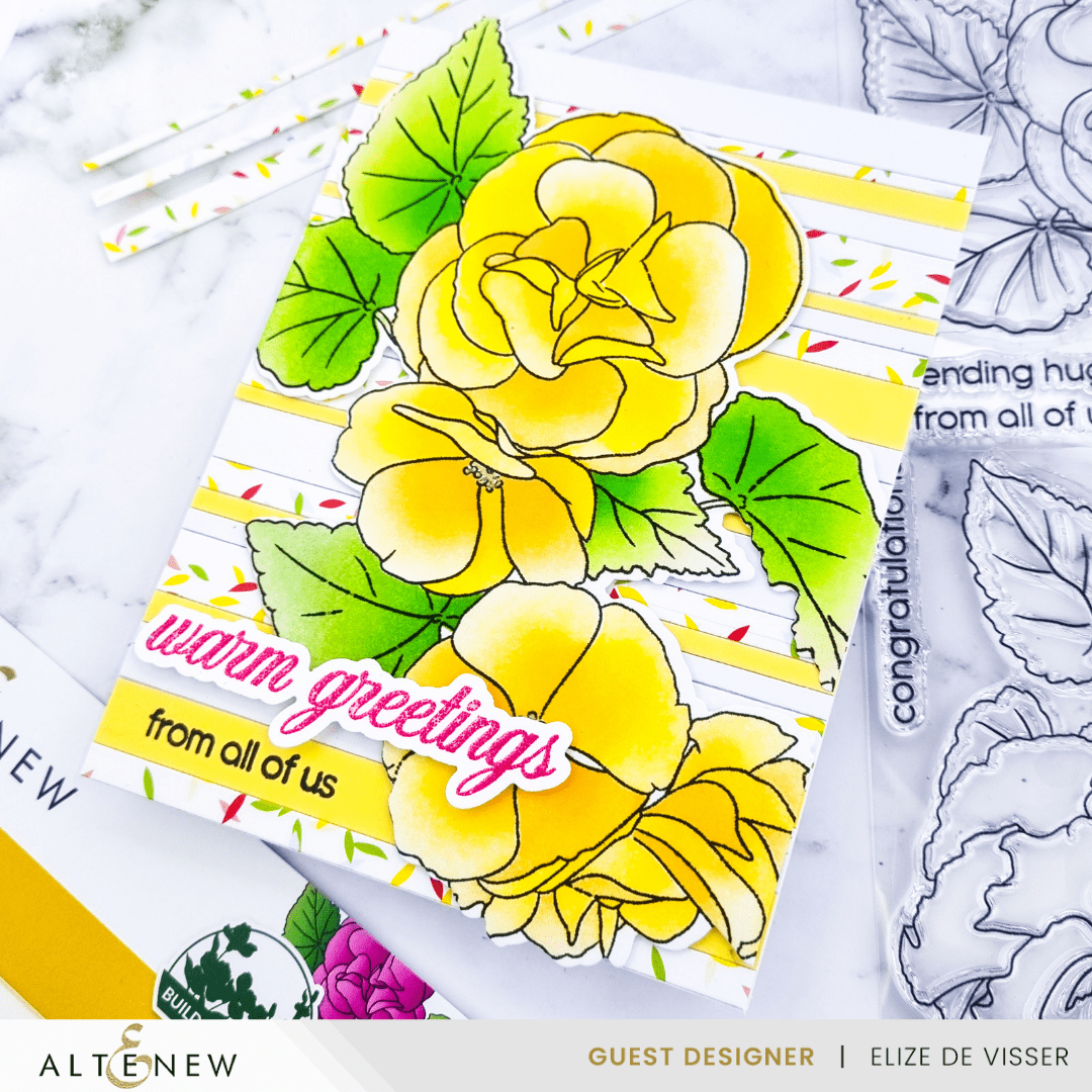 Altenew Build-A-Garden Set Build-A-Garden: Frilly Begonia