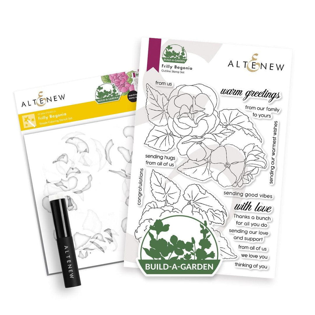 Altenew Build-A-Garden Set Build-A-Garden: Frilly Begonia